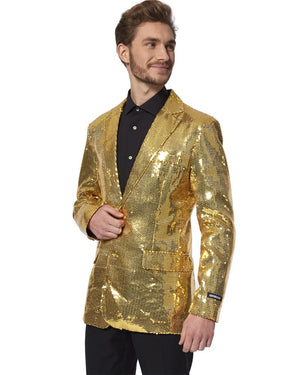 Sequins Gold Mens Suitmeister Jacket