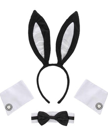 Sexy Bunny Headband Choker and Cuffs Deluxe Set