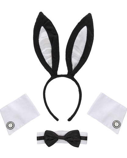 Sexy Bunny Headband Choker and Cuffs Deluxe Set