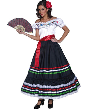 Spanish Senorita Womens Costume