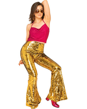 70s Sexy Thang Ruby Sparkle Disco Womens Shirt