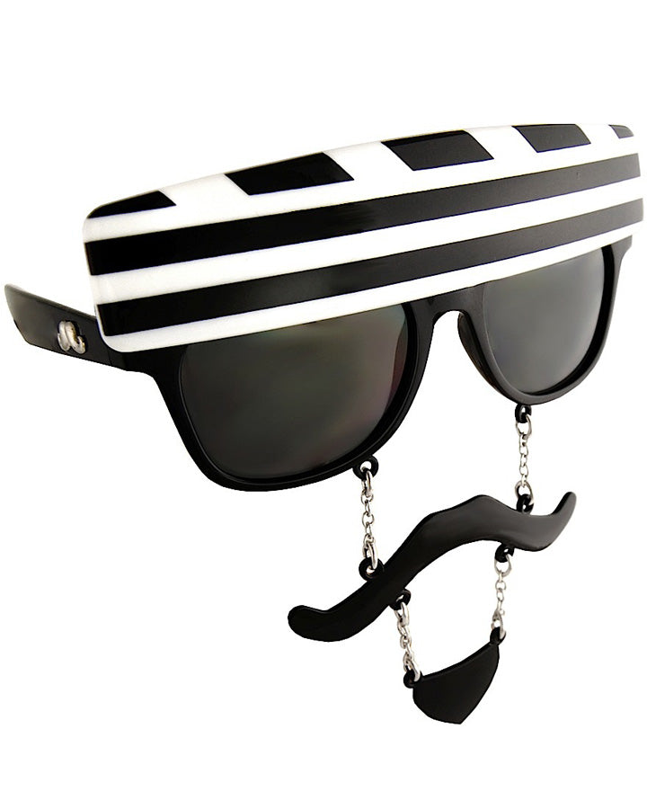 Prisoner Glasses with Stache