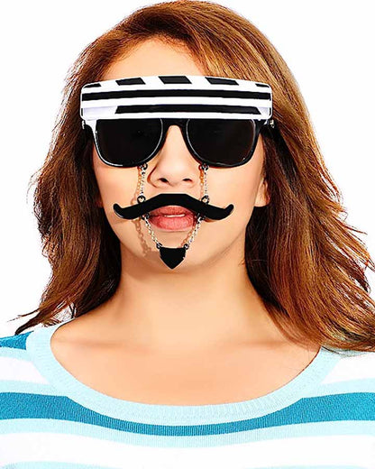 Prisoner Glasses with Stache