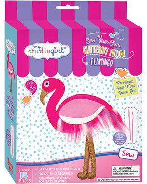 Studio Girl Glitterati Flamingo Pillow Craft Kit