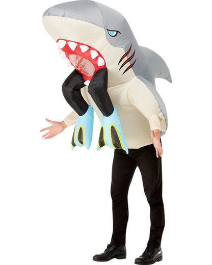 Shark and Diver Inflatable Adult Costume