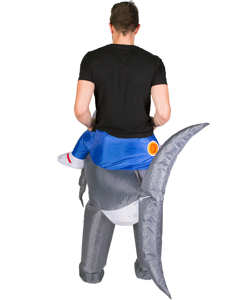 Grey Shark Inflatable Adult Costume