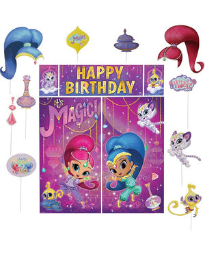 Shimmer and Shine Scene Setter with Props