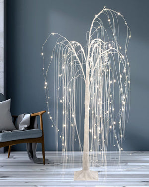 Shimmer Christmas LED Willow Tree 1.2m