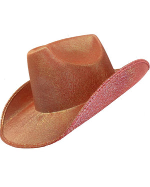 Shimmer Red Cowboy Hat