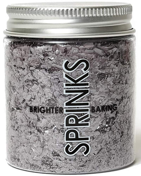 SPRINKS Silver Edible Glitter Flakes 25g