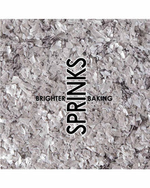 SPRINKS Silver Edible Glitter Flakes 25g