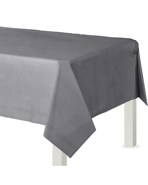 Silver Plastic Lined Tablecover