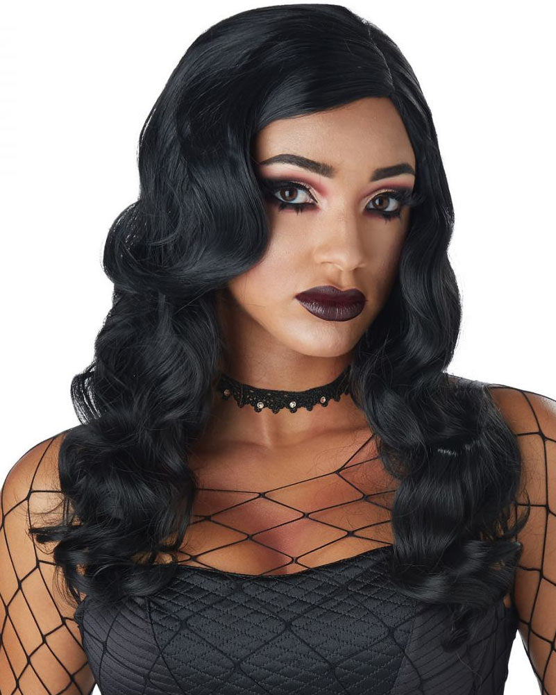 Siren Curly Black Wig