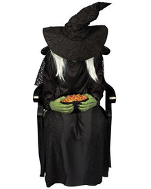 Sitting Witch Halloween Animatronic 1m (US PLUG)