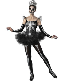 Skeleton Ballerina Womens Halloween Costume