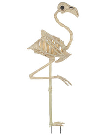 Skeleton Flamingo Halloween Prop