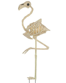 Skeleton Flamingo Halloween Prop