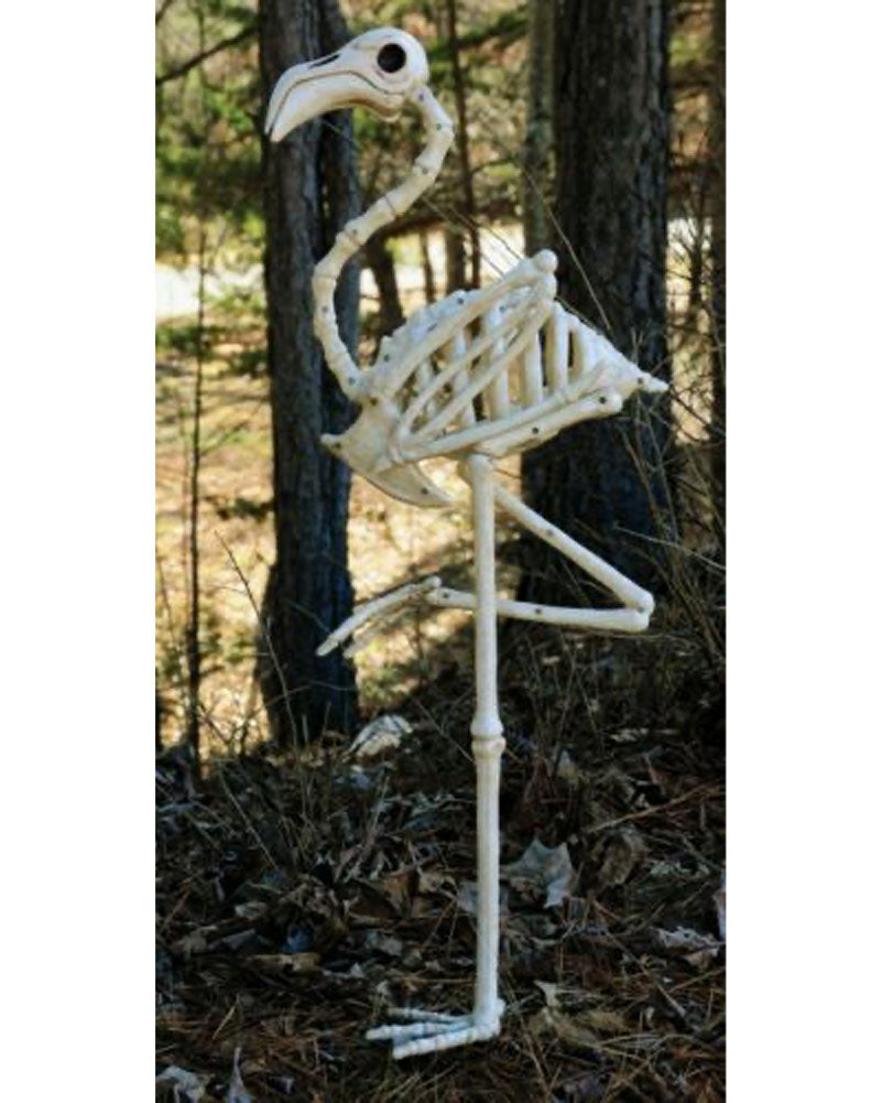 Skeleton Flamingo Prop