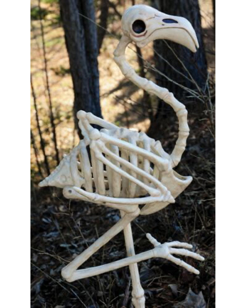 Skeleton Flamingo Prop