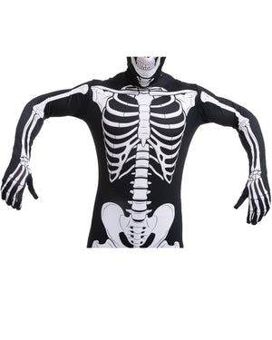 Skeleton Jumpsuit Mens Costume
