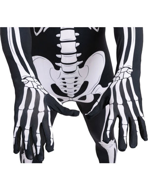 Skeleton Jumpsuit Mens Costume