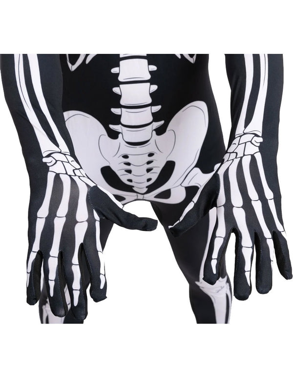 Skeleton Jumpsuit Mens Costume