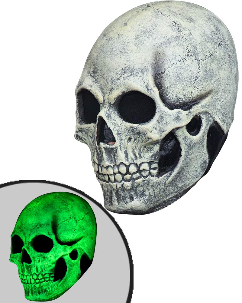 Skull Glow in the Dark Deluxe Mask