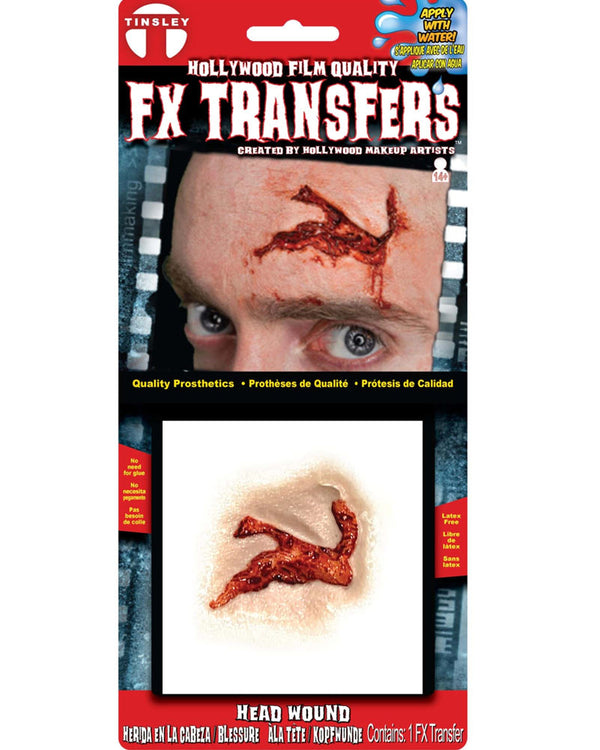 Small Head Wound FX Appliance Transfer Prosthetic Wound