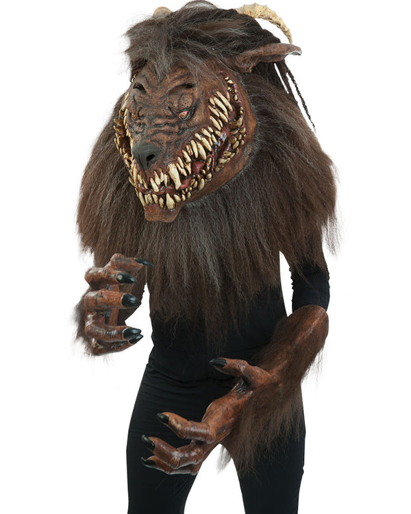 Snarling Werewolf Premium Puppet Mask