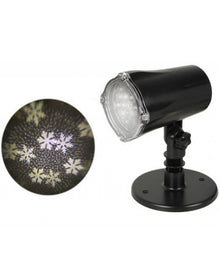 Christmas Snow Flo with Laser Light 34cm