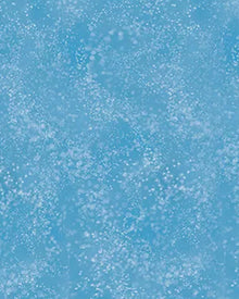 Image of blue background with white snow room roll.