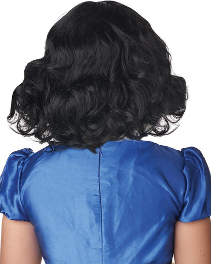 Snow White Black Bob Kids Wig