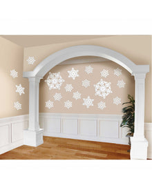Christmas Snowflake Glittered Cutouts Mega Value Pack