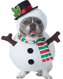 Snowman Dog Pet Christmas Costume