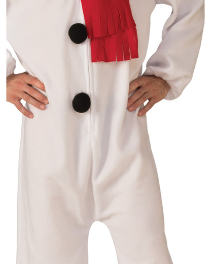 Snowman Jumpsuit Adult Christmas Costume
