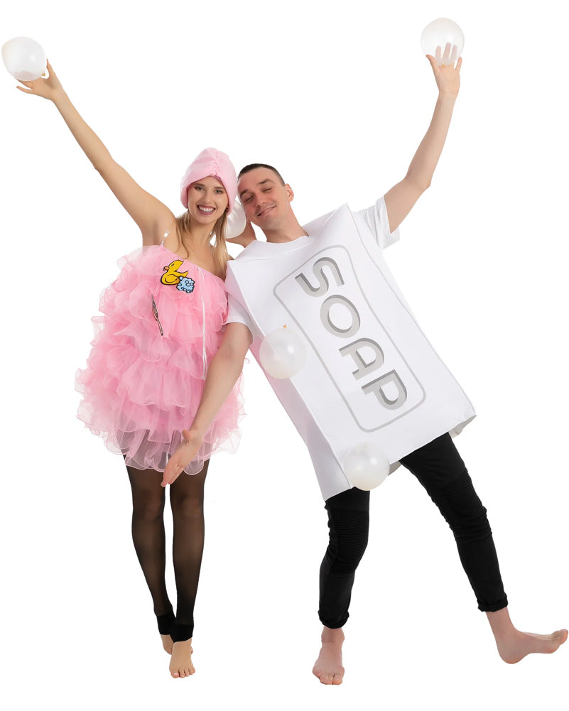 Soap and Loofah Couples Costume