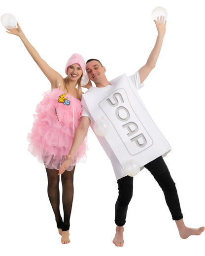 Soap and Loofah Couples Costume