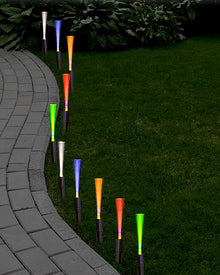 Solar Christmas LED Garden Sprays Multi-Coloured Lights Pack of 20
