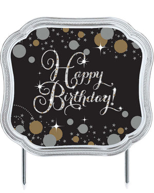 Sparkling Celebration Add an Age Cake Topper and Stickers