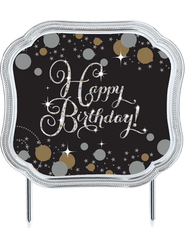 Sparkling Celebration Add an Age Cake Topper and Stickers