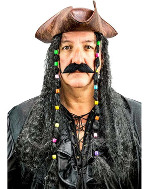 Sparrow Scallywag Pirate Hat with Hair