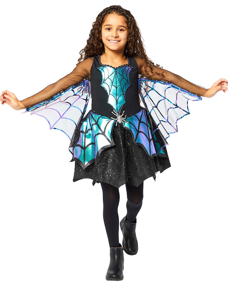 Spider Girl Blue Girls Costume