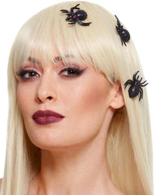 Spider Hair Clips Pack of 3 For Halloween