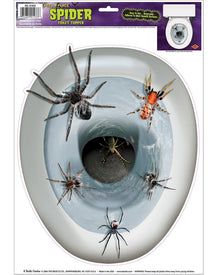 Spider Toilet Seat Sticker For Halloween