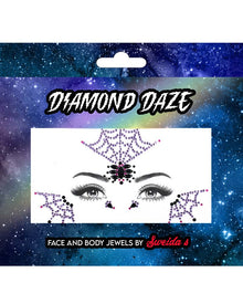 Spiderella Face Jewels For Halloween