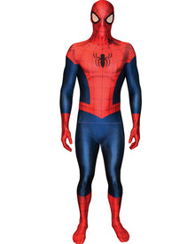 Spiderman Morphsuit Mens Halloween Costume