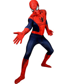 Spiderman Morphsuit Mens Halloween Costume