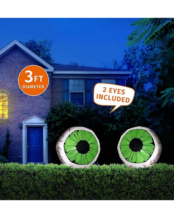 Spooky Eyes Lawn Inflatable 90cm