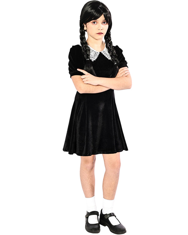 Spooky Goth Girl Deluxe Kids Costume