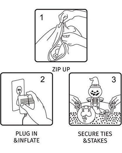 Spooky Eyes Lawn Inflatable 90cm
